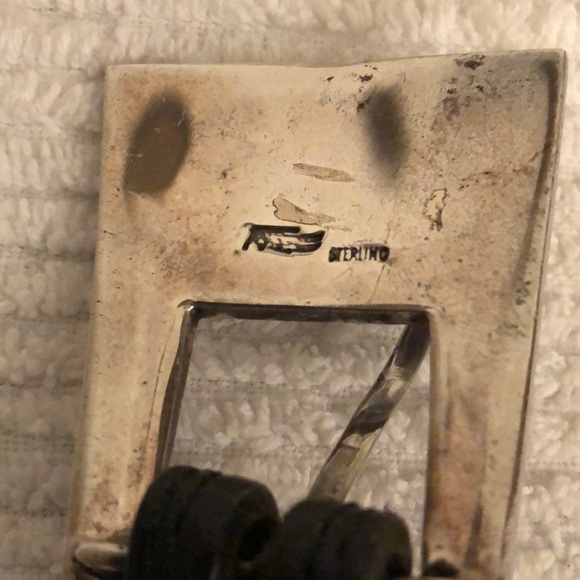 Rare Vintage Ray Tracey Sterling Belt Buckle - Picture 3 of 4